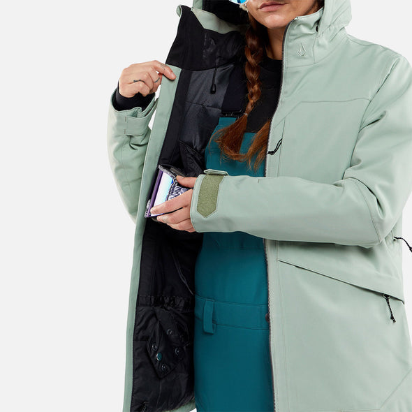 VOLCOM Women's Shelter 3D Stretch Jacket 2024 - Sage Frost