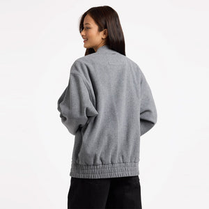 VOLCOM Women's She's Da Bomb Jacket - Heather Grey