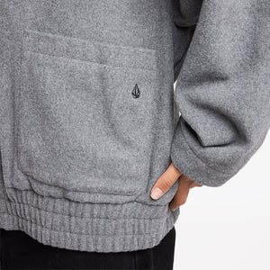 VOLCOM Women's She's Da Bomb Jacket - Heather Grey