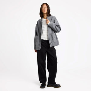 VOLCOM Women's She's Da Bomb Jacket - Heather Grey