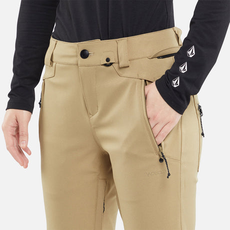 VOLCOM Women's Species Stretch Pant 2024 - Dark Khaki