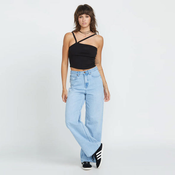 VOLCOM Women's Stoned Boyfriend Hirise - Blue Bird