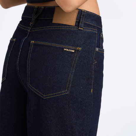VOLCOM Women's Stoned Boyfriend Hirise Jean - Raw