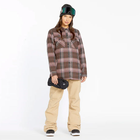 VOLCOM Women's Swift Bib Overall 2025 - Sand