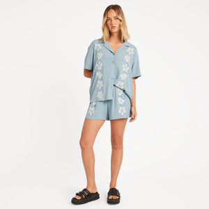 VOLCOM Women's Tropicali Short -  Blue Sapphire