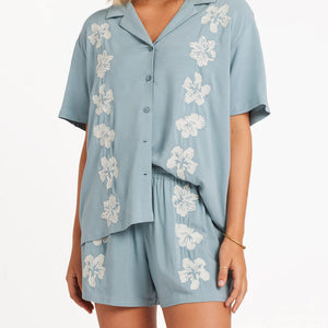 VOLCOM Women's Tropicali Short -  Blue Sapphire