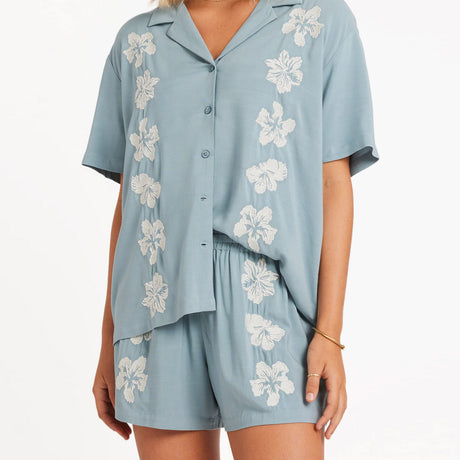 VOLCOM Women's Tropicali Short -  Blue Sapphire