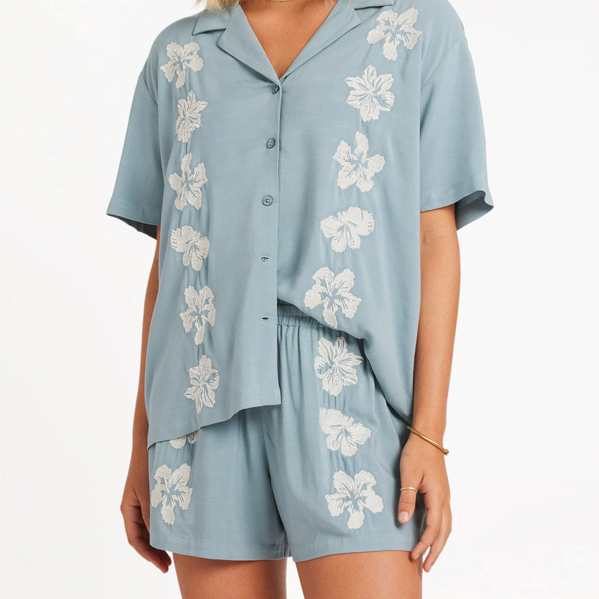 VOLCOM Women's Tropicali Short -  Blue Sapphire