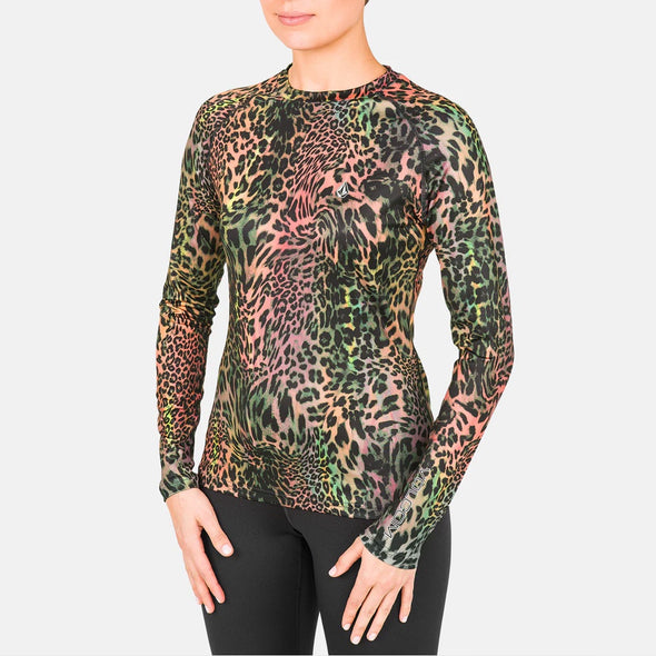 VOLCOM Women's V-Science Base Layer Crew - Acid