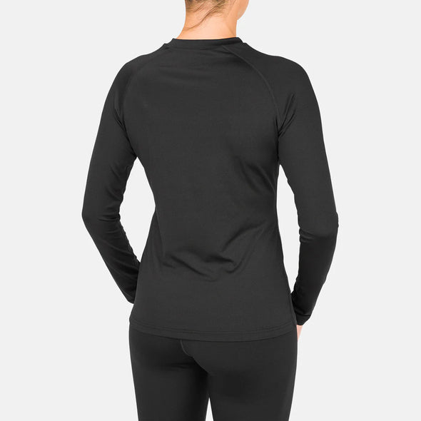 VOLCOM Women's V-Science Base Layer Crew - Black