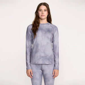 VOLCOM Women's V-Science Base Layer Crew - Lavender Aura