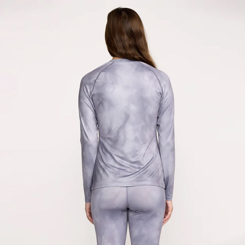 VOLCOM Women's V-Science Base Layer Crew - Lavender Aura