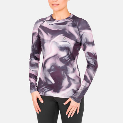 VOLCOM Women's V-Science Base Layer Crew - Nirvana