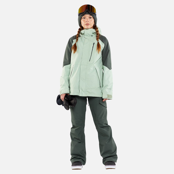 VOLCOM Women's V.Co Aris Insulated Gore-Tex Jacket 2024 - Sage Frost