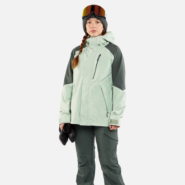 VOLCOM Women's V.Co Aris Insulated Gore-Tex Jacket 2024 - Sage Frost