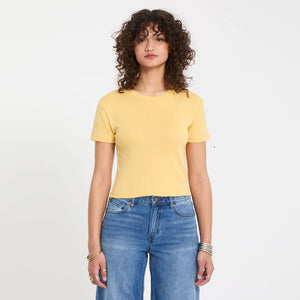 VOLCOM Women's Volcomstone Tight Crop - Sunburst