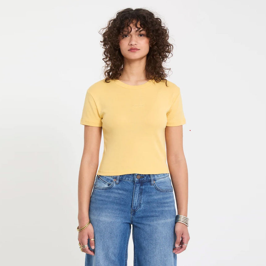 VOLCOM Women's Volcomstone Tight Crop - Sunburst