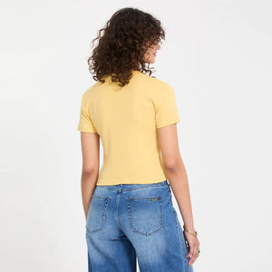 VOLCOM Women's Volcomstone Tight Crop - Sunburst