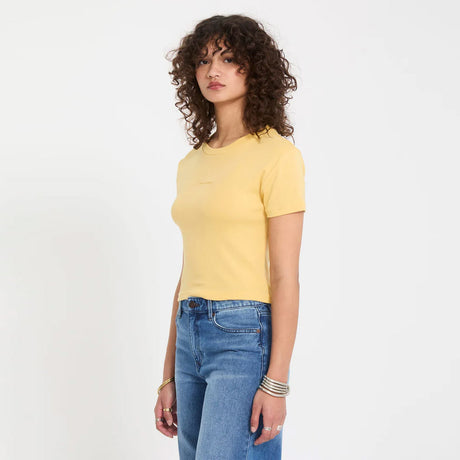 VOLCOM Women's Volcomstone Tight Crop - Sunburst