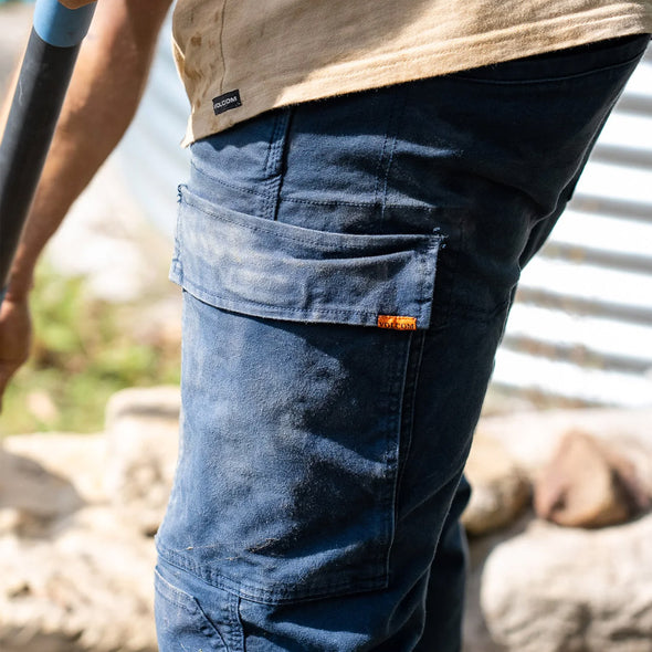 VOLCOM Workwear Caliper Cuffed Pant - Navy