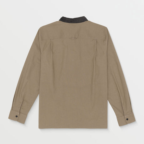 VOLCOM Workwear Debasser Long Sleeve Shirt - Teak