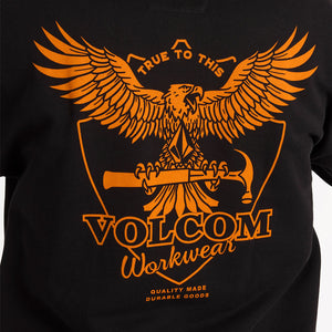 VOLCOM Workwear Hammered Pullover - Black