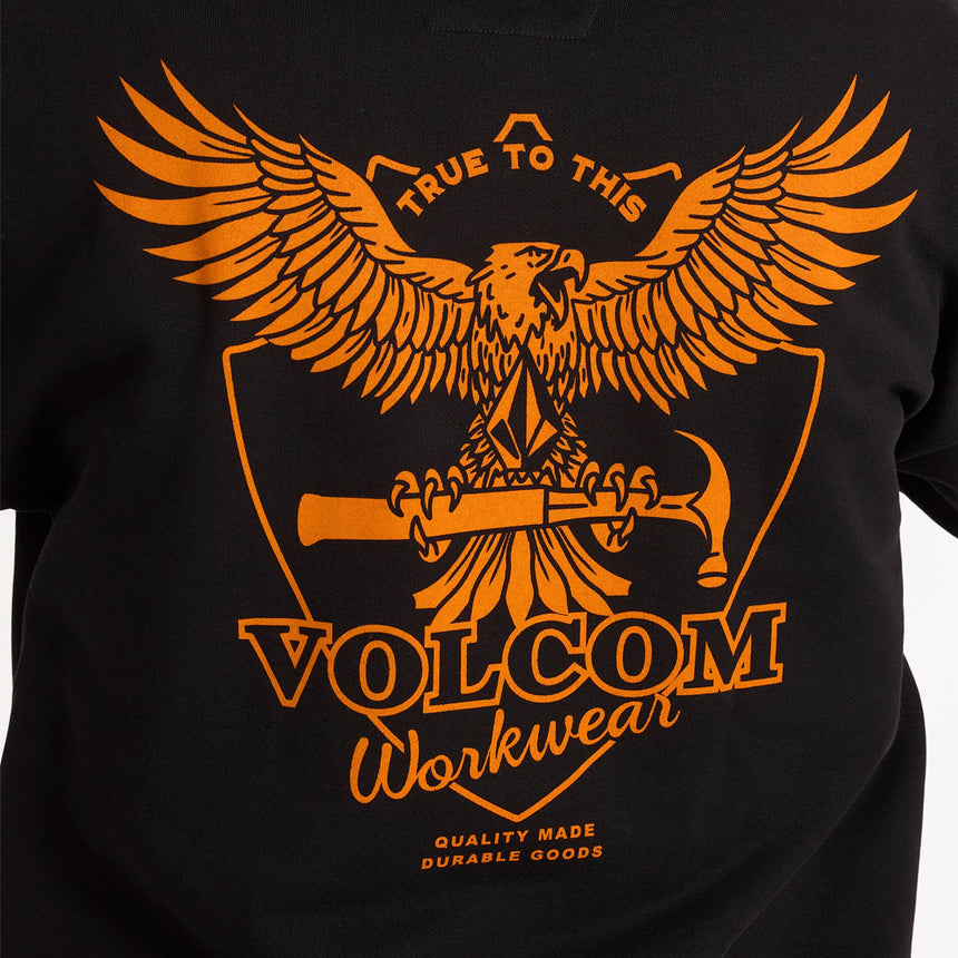 VOLCOM Workwear Hammered Pullover - Black