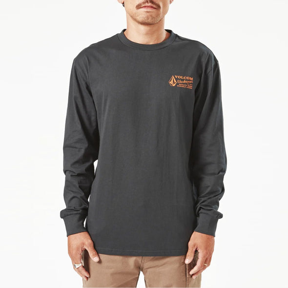 VOLCOM Workwear Long Sleeve Tee - Black