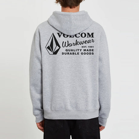 VOLCOM Workwear Pullover Hood - Heather Grey