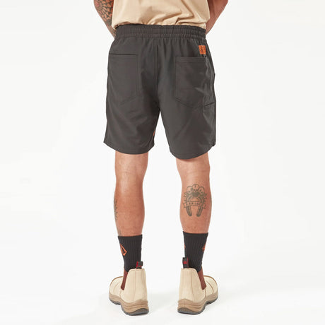 VOLCOM Workwear Rack Elastic Waist Hybrid 17" Short - Black