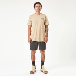 VOLCOM Workwear Rack Elastic Waist Hybrid 17" Short - Black
