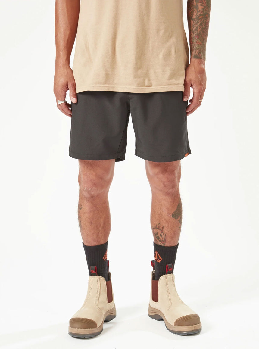 VOLCOM Workwear Rack Hybrid 17" Short - Black