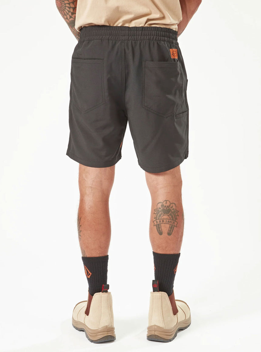 VOLCOM Workwear Rack Hybrid 17" Short - Black