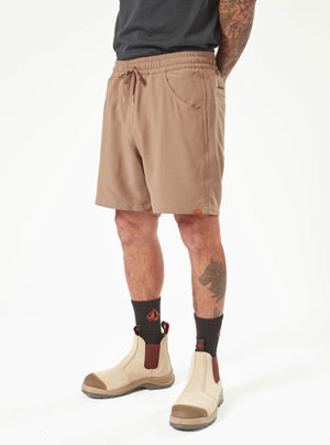 VOLCOM Workwear Rack Hybrid 17" Short - Brindle