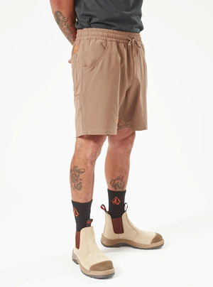 VOLCOM Workwear Rack Hybrid 17" Short - Brindle