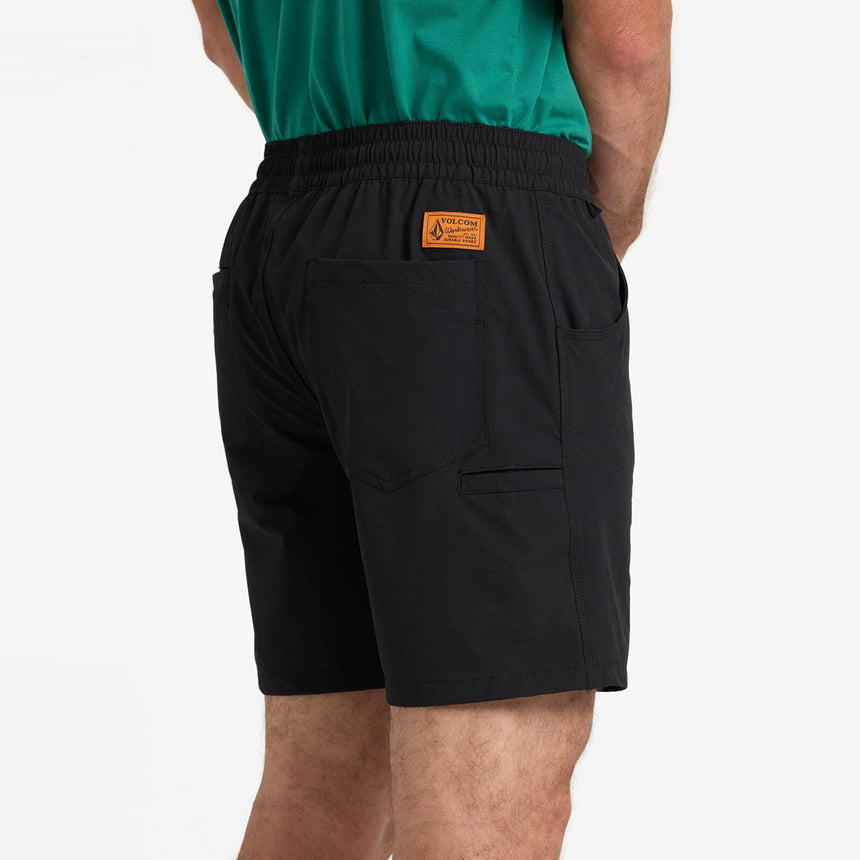 VOLCOM Workwear Rack II Hybrid 17" Short - Black