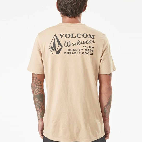 VOLCOM Workwear Tee - Gravel