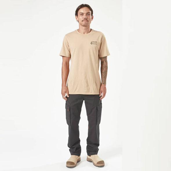 VOLCOM Workwear Tee - Gravel