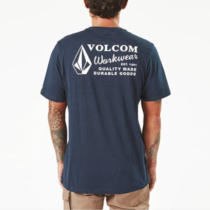 VOLCOM Workwear Tee - Navy