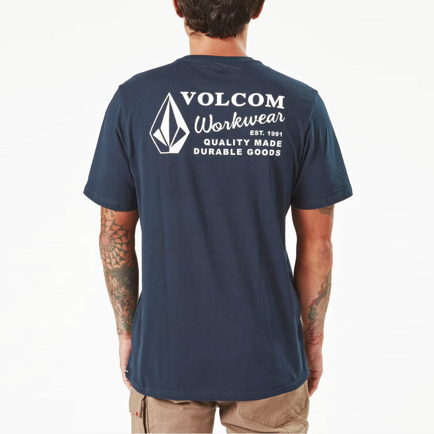 VOLCOM Workwear Tee - Navy