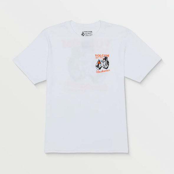 VOLCOM Workwear Welder Tee - White