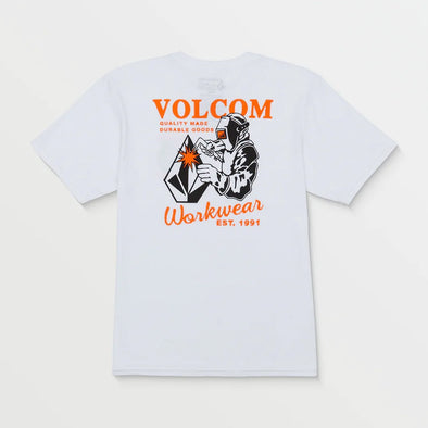 VOLCOM Workwear Welder Tee - White