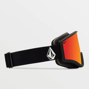 VOLCOM YAE Goggle 2025 - Matte Black/Red Chrome