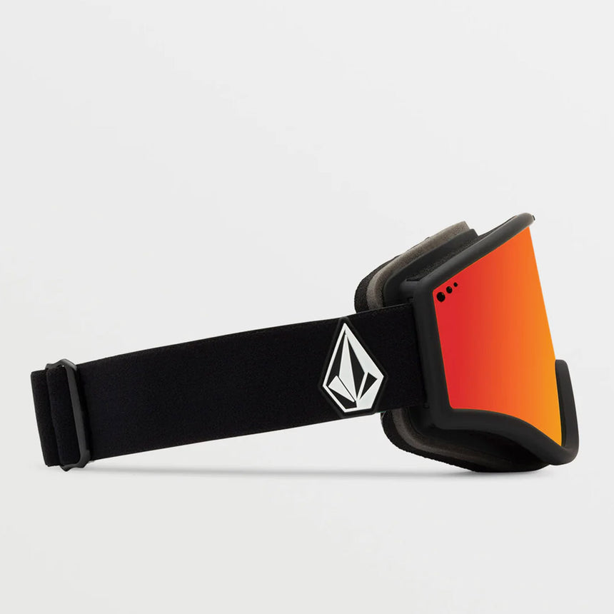 VOLCOM YAE Goggle 2025 - Matte Black/Red Chrome