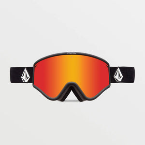 VOLCOM YAE Goggle 2025 - Matte Black/Red Chrome