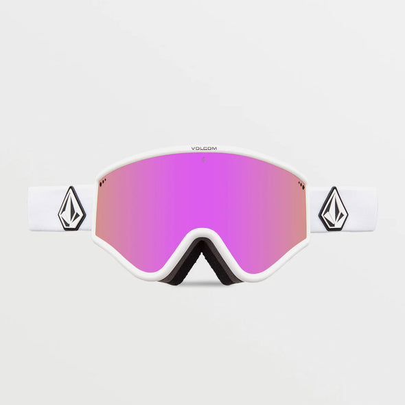 VOLCOM YAE Goggle 2024 - Matte White/Pink Chrome