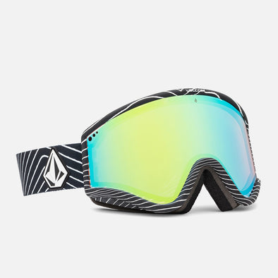 VOLCOM Yae Goggle 2025 - Op Art/Gold Chrome