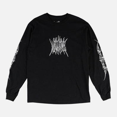 WELCOME Chasm Long Sleeve Tee - Black