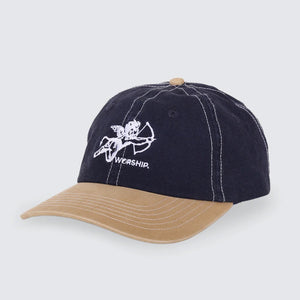WORSHIP Cherub 6 Panel Cap - Peacoat