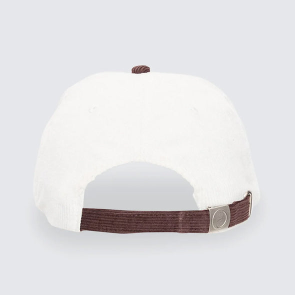 WORSHIP Cherub Cord 5 Panel Hat - Dark Choc